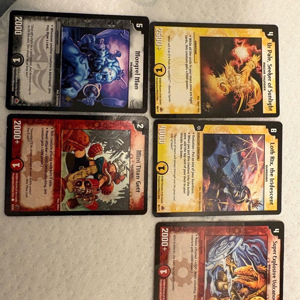 Fantasy Battle Card Game Set - Multicolor